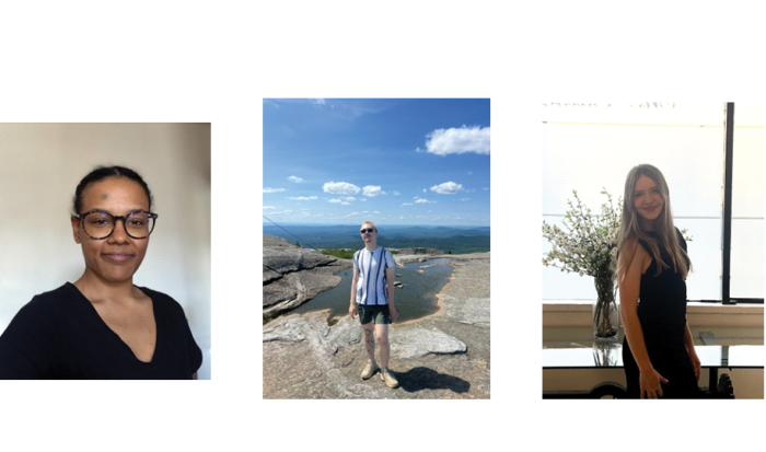 (From left) Briana Hooks, Daniil Gurov and Emily Briddon (From left) Briana Hooks, Daniil Gurov and Emily Briddon