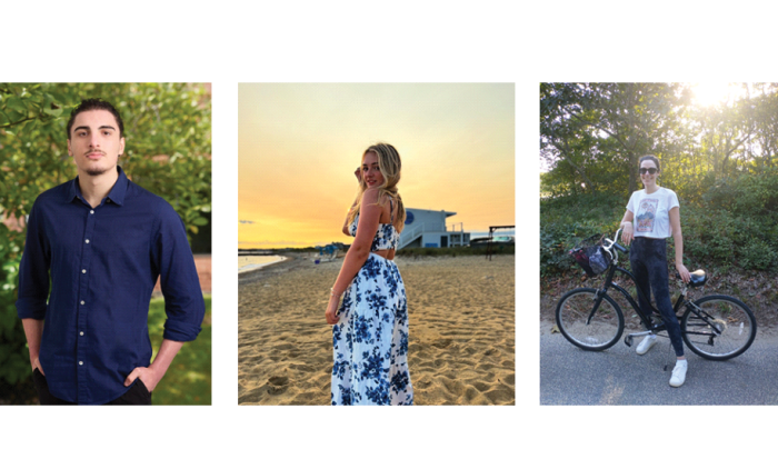 (From left) Luca Silver, Mia Crizer and Nicole Abbondanza (From left) Luca Silver, Mia Crizer and Nicole Abbondanza