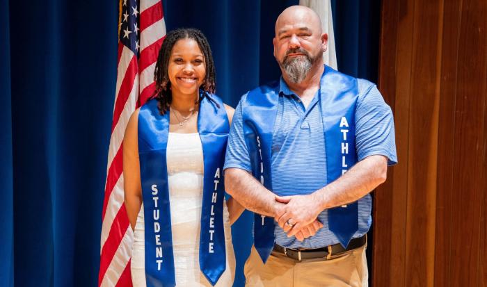 Outstanding Students Athletes Armoni Allred (left) and Paul Landry Outstanding Students Athletes Armoni Allred (left) and Paul Landry