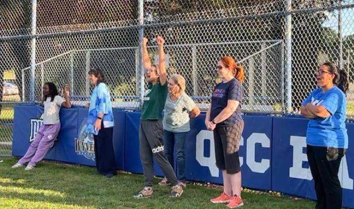 Kickball can be a spectator sport too! Kickball can be a spectator sport too!