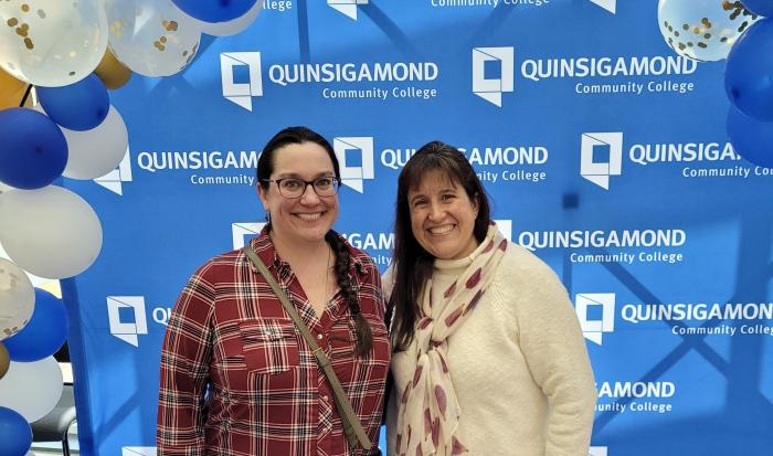 Health Consultant Valerie Maloney (left) and Director of Health and Wellness Heather Lukas