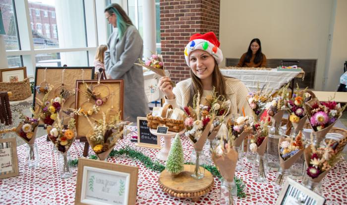 Holiday cheer is everywhere this month at QCC!