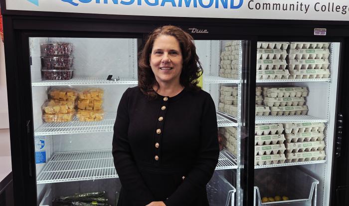 Manager of the Home Plate Food Pantry and Resource Center Charlotte Operach 