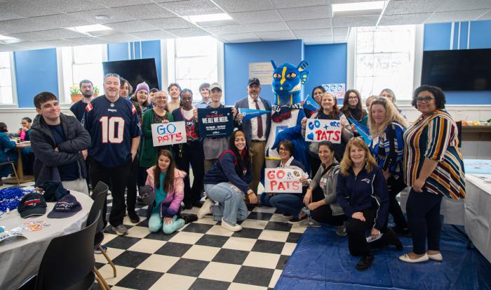 The QCC community really showed up for the Patriots Tailgate!