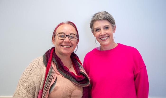 Professor of Occupational Therapy Assistant Program Erin Connor and Professor of Psychology Jen Arner Welsh