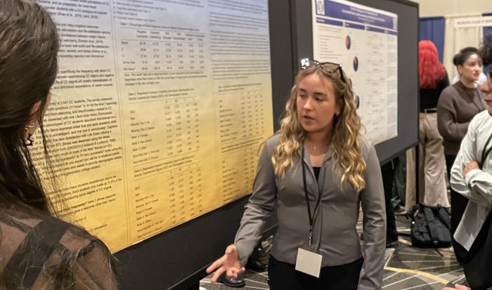 Sarah Young at the Eastern Psychological Conference