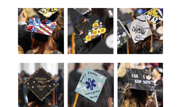 Mortarboard art is a great way for grads to express themselves.