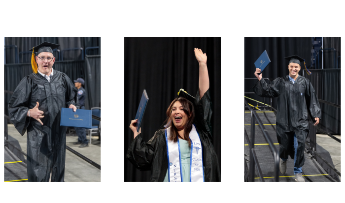 Once the diploma's in hand it's all smiles!