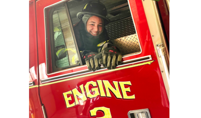 Students in the Early College Southbridge program participated in hands-on career exploration workshops, one of which included first aid and CPR training and a tour of the Southbridge Fire Department.