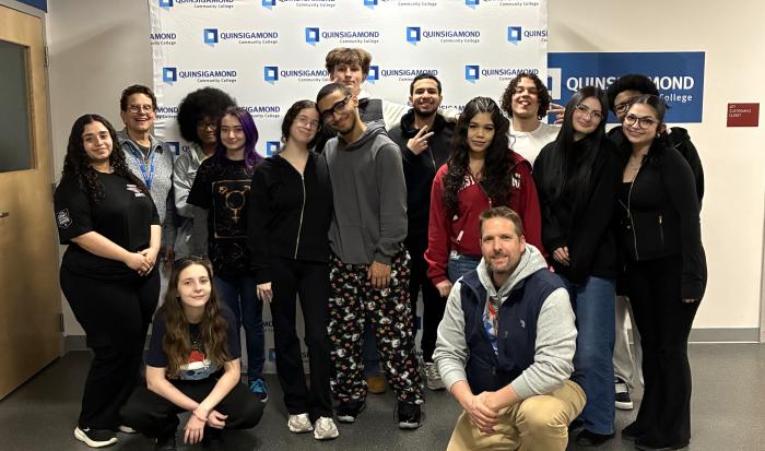 Students and instructors in the Early College Southbridge program.