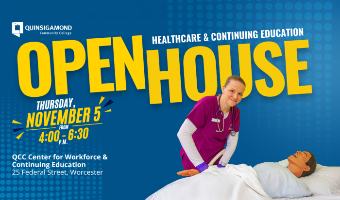 Healthcare Open house on thursday november 5 at the federal street campus