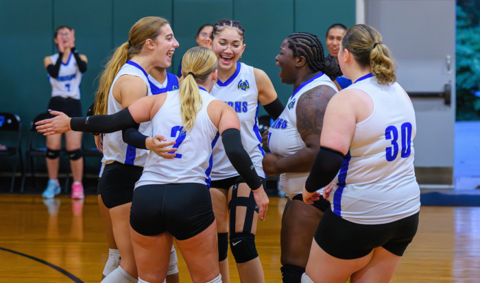 The QCC Women's Volleyball game against Massasoit Community College