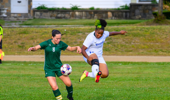 The QCC Women's Soccer game on September 25