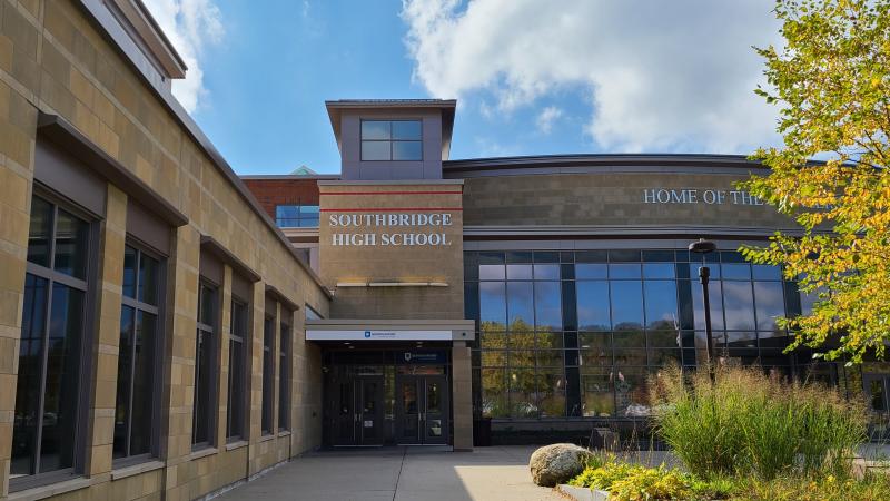 QCC at southbridge’s front entrance