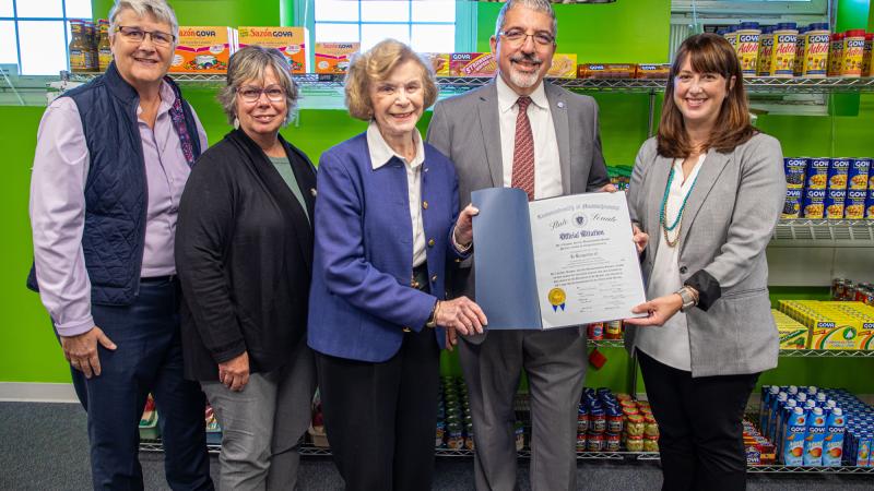  (L to R) Terry Vecchio, Bonnie Coleman, Harriet Chandler, Luis Pedraja, and Robyn Kennedy.
