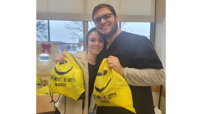 OTA Students Taylor Murphy and Nick Depasquale