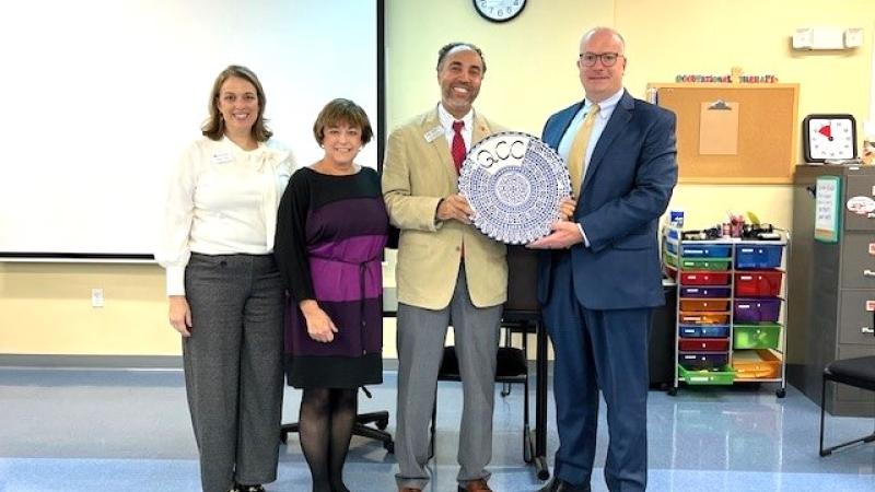 (From left) Shanan Stratis, Michelle Savrann, Dr. Said Nafai and Dr. James Keane