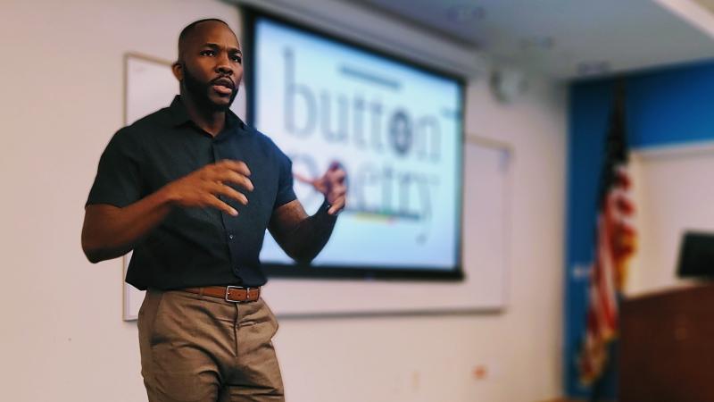chris bijoux presenting at QCC