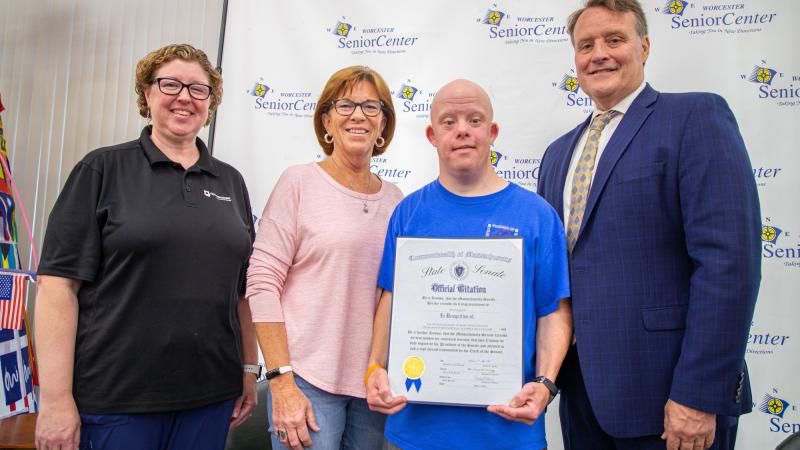 From left: Rebecca King, Lynn Pearson, Ryan Dixon and Michael Moore