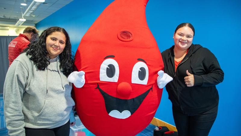 Generous donors at the QCC Blood Drive