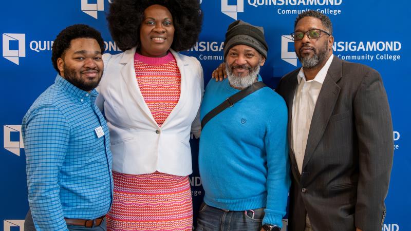 From left: Kalan Lewis, Suzanne Graham Anderson, Paul Anderson and Sean Harris