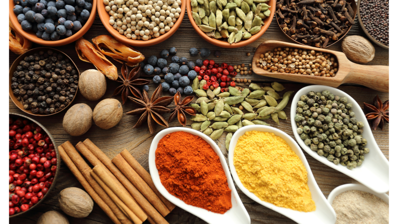 Attendees of the AANHPI Heritage Event got to sample several Asian spices.