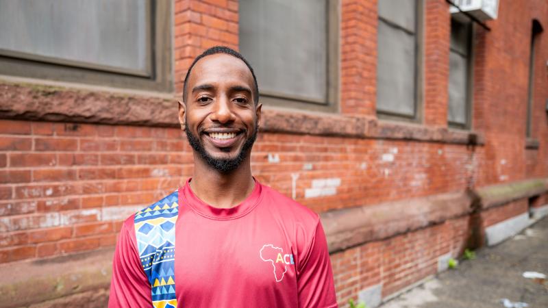 QCC's recent Community Impact Award winner Ayman Abdelgadir