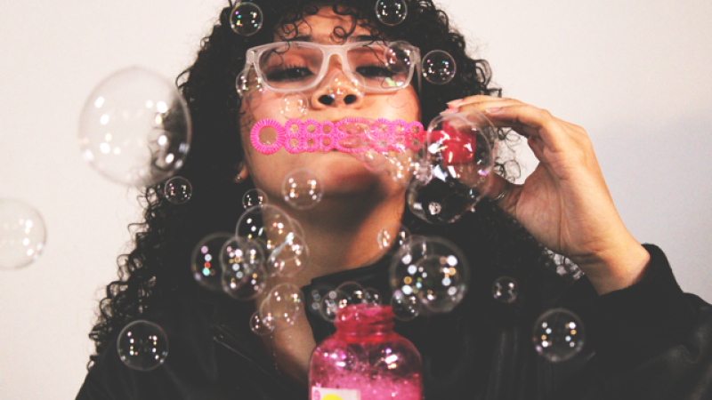 "Bubbly" by QCC Student Dena Laudon