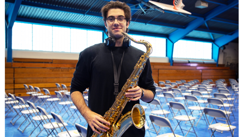 Music Student Emilio Giambarella