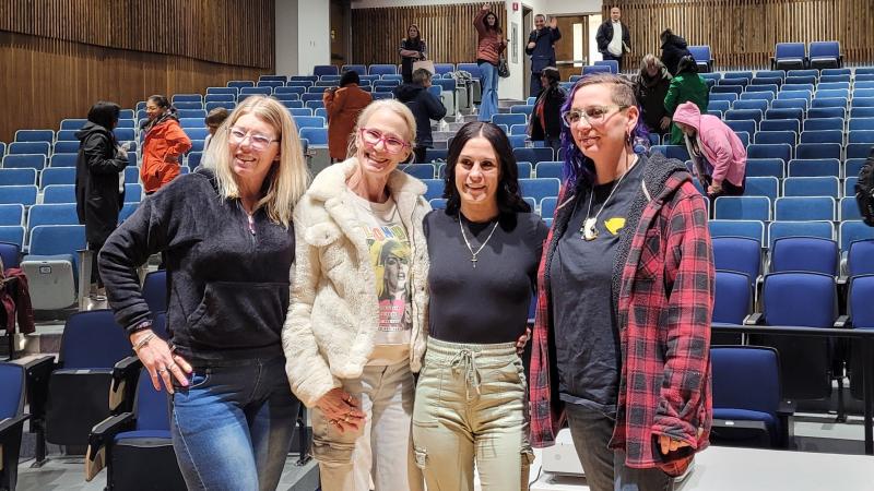 (From left) Rebecca, Janis, Bridget and Six from the film "Recovery City"