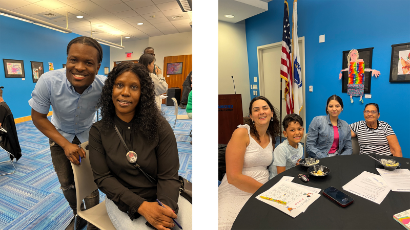 Future Focus students and their families at the end-of-year celebration