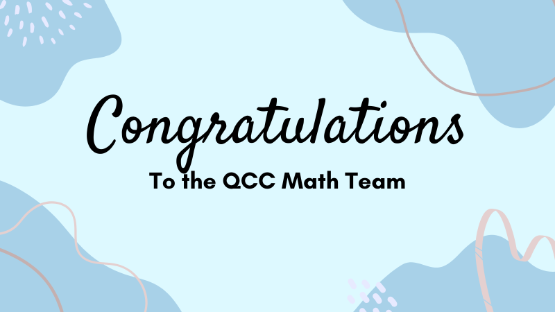 QCC's Math Team scores double victory