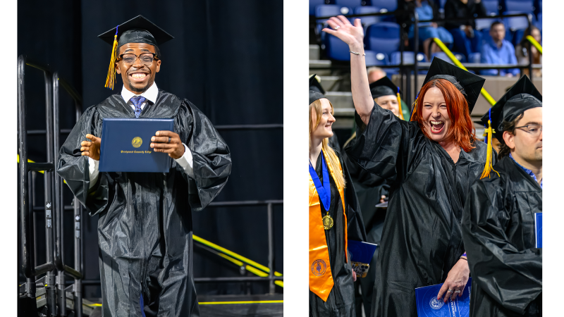Spirits were high at QCC's 60th commencement ceremony.