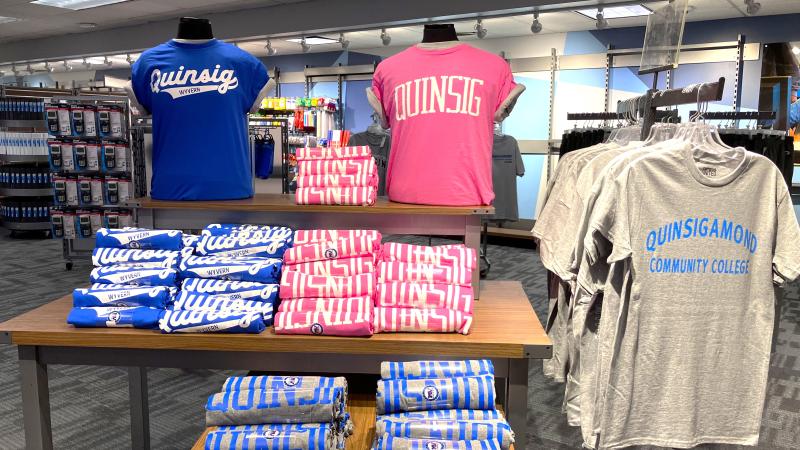 New QCC gear in the Campus Store