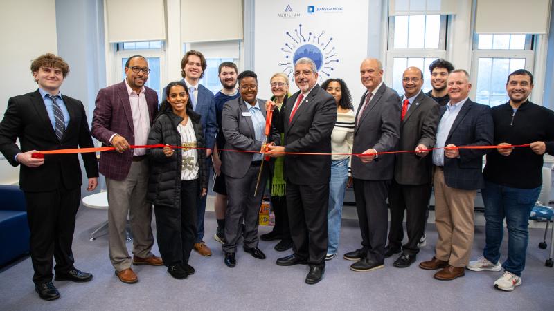 Auxilium Center for Entrepreneurship Ribbon Cutting
