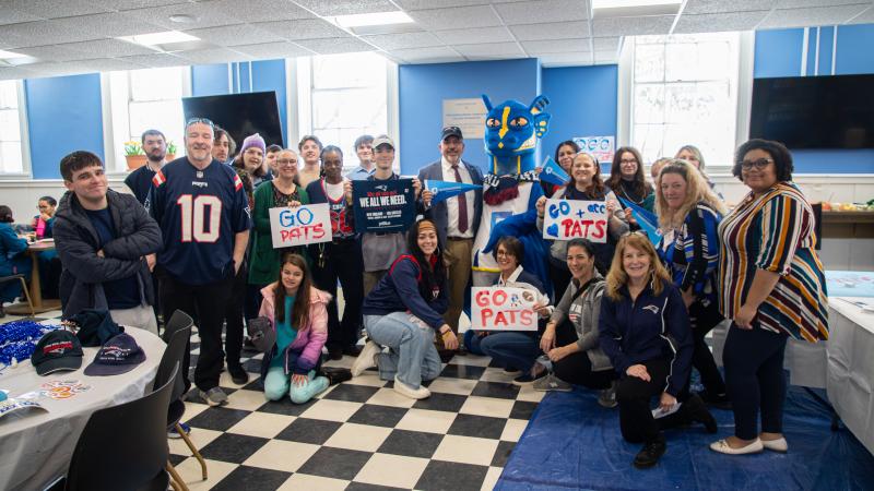 The QCC community really showed up for the Patriots Tailgate!