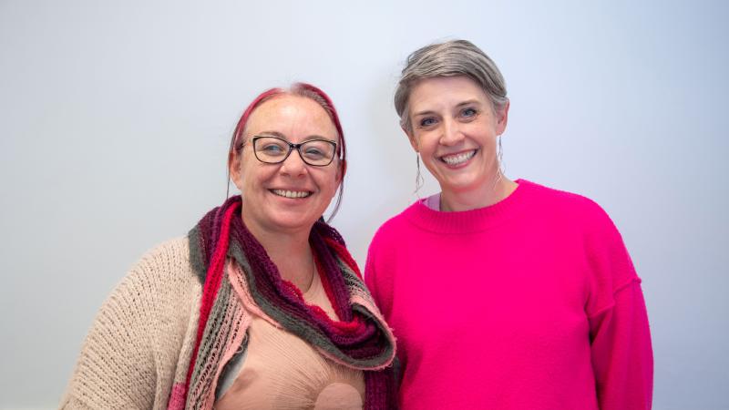 Professor of Occupational Therapy Assistant Program Erin Connor and Professor of Psychology Jen Arner Welsh