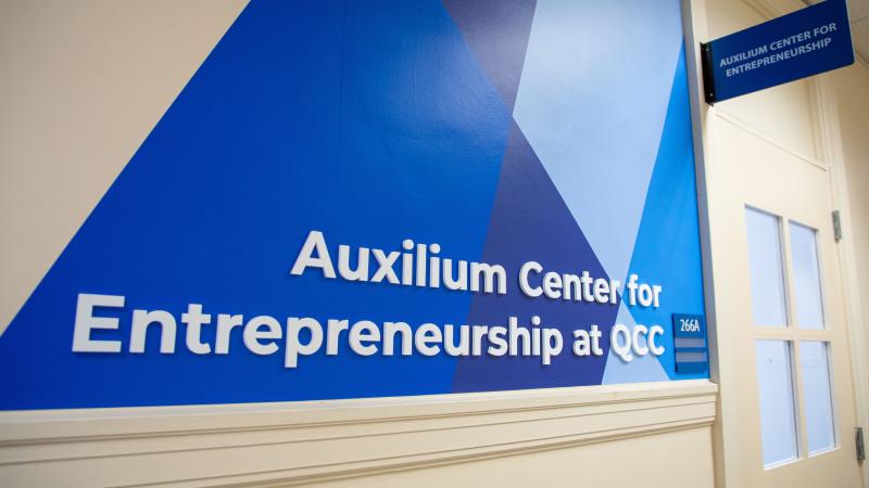 The Auxilium Center for Entrepreneurship at QCC is hosting its first WooTank qualifier