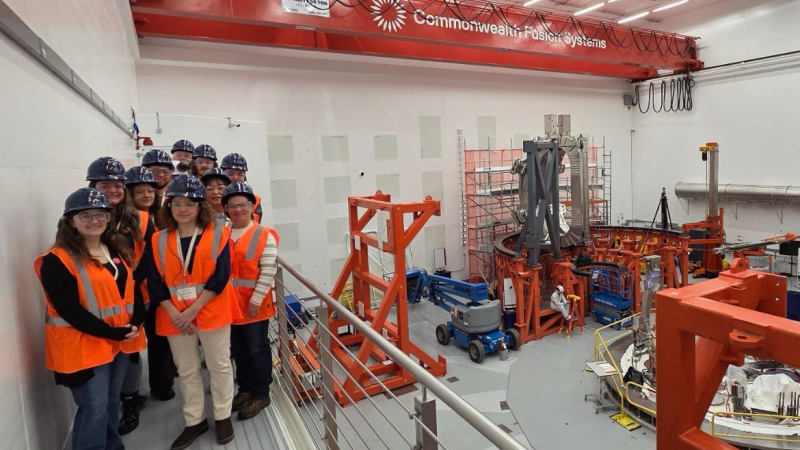 Students in the Radiologic Technology program get a close up look at fusion energy.