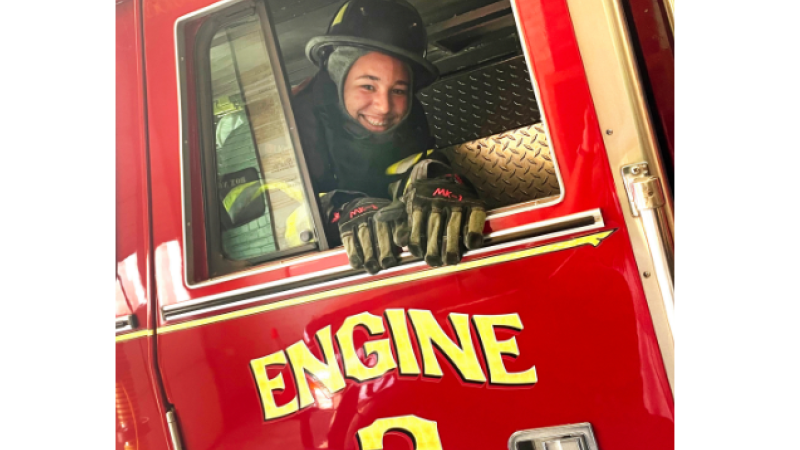Students in the Early College Southbridge program participated in hands-on career exploration workshops, one of which included first aid and CPR training and a tour of the Southbridge Fire Department.