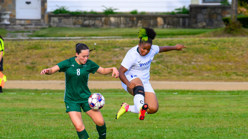 The QCC Women's Soccer game on September 25
