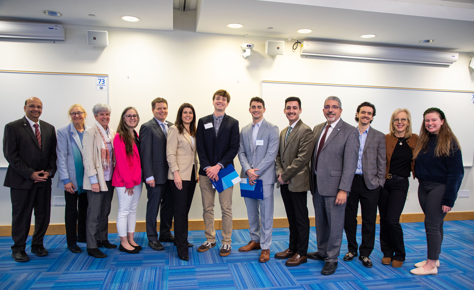 Attendees at the Auxilium Center Opening event.